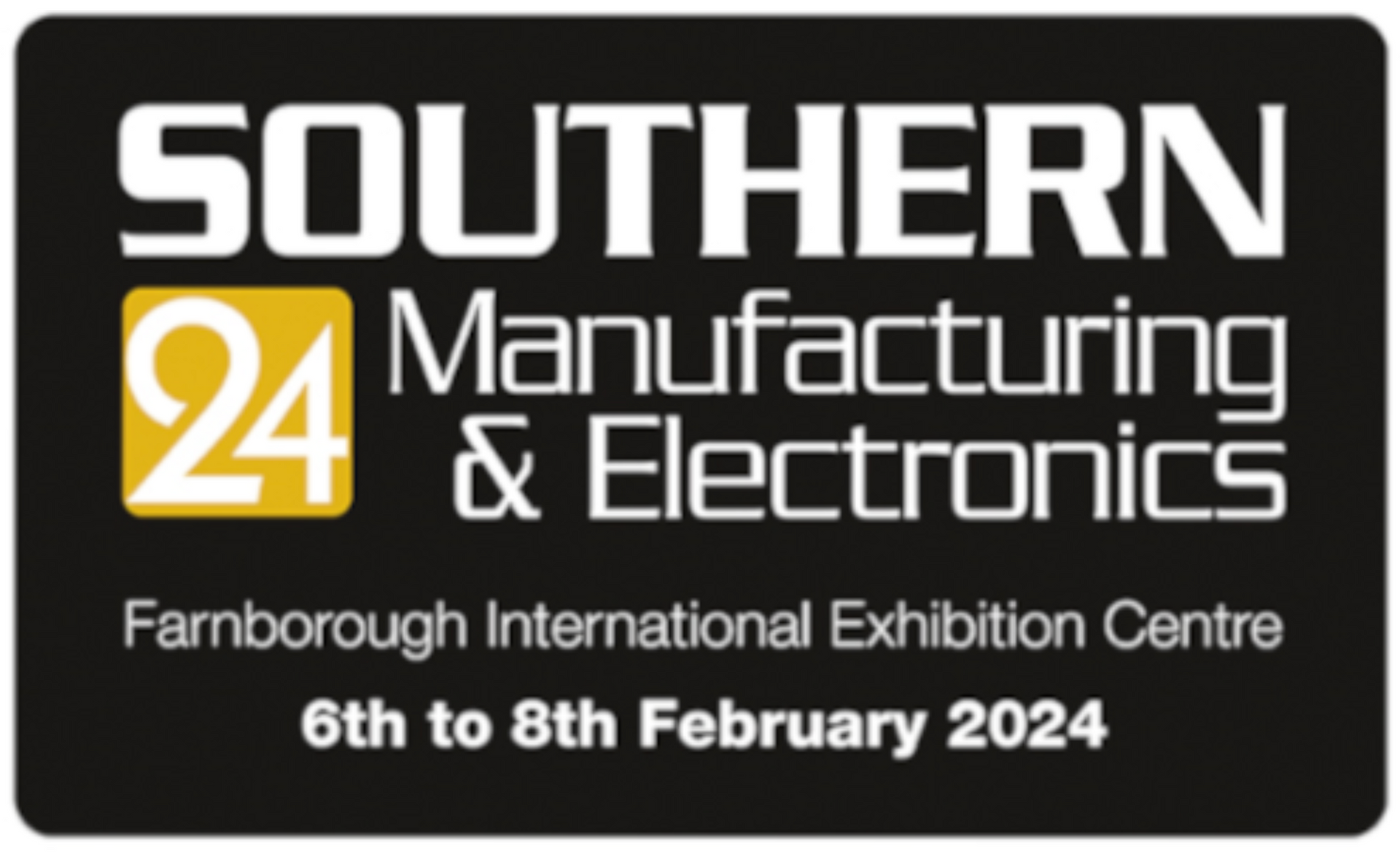 A logo for southern 24 manufacturing & electronics
