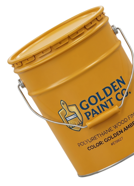 Paint bucket used by Preferred Painting for residential painting projects