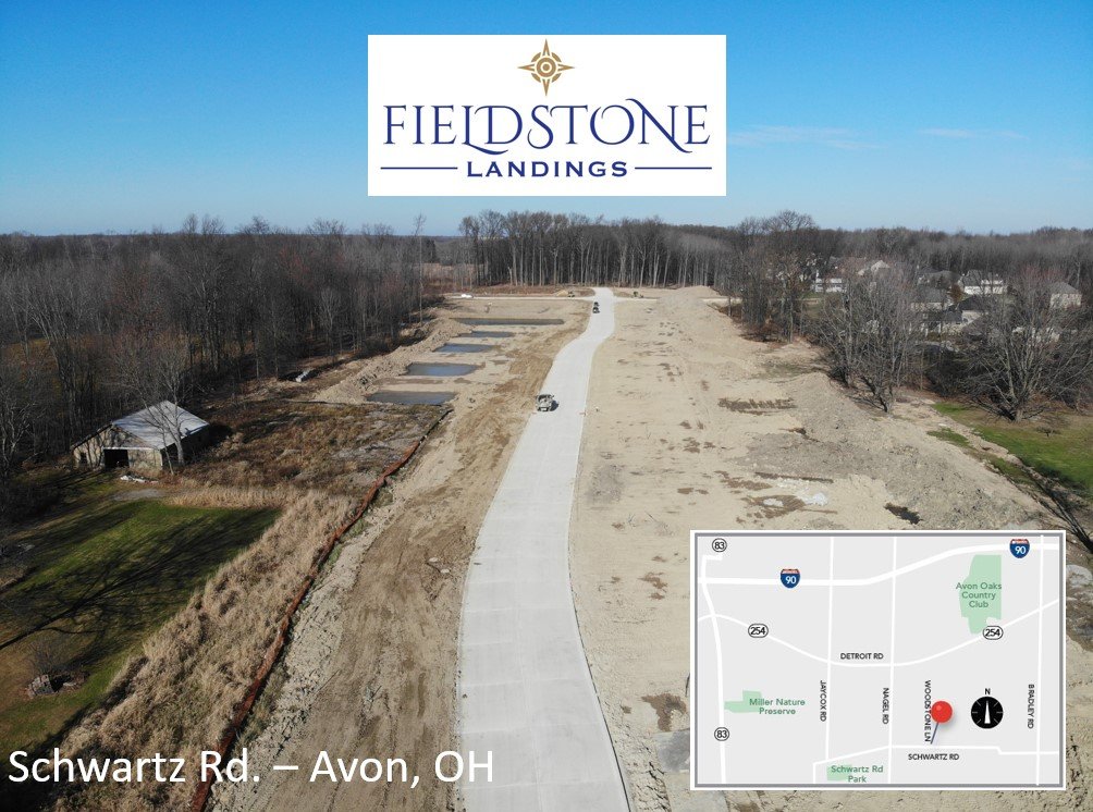 New Luxury Homes Avon OH New Custom Homes Fieldstone Landings Parkview Custom Homes