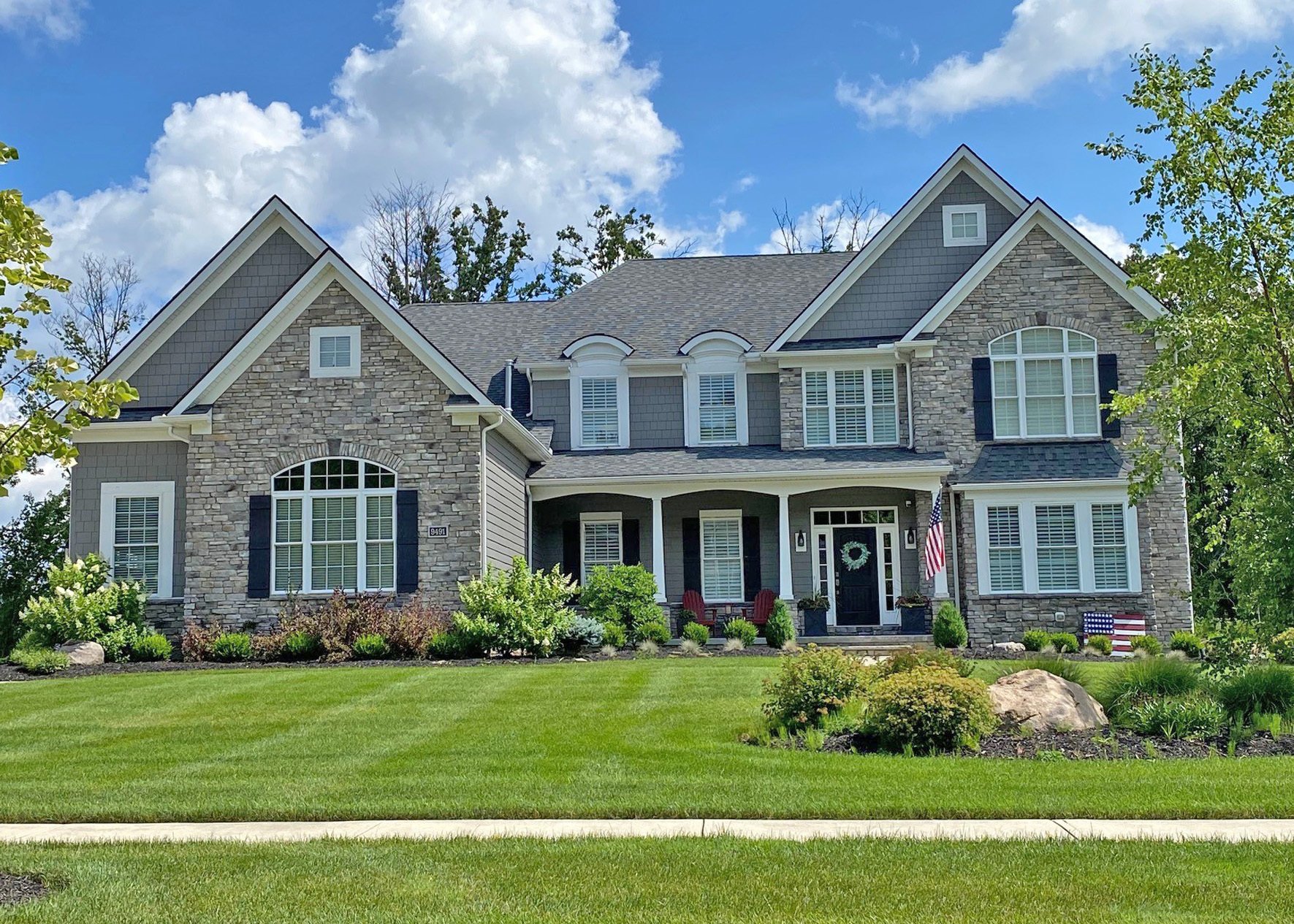 New Luxury Homes Avon OH New Custom Homes Fieldstone Landings Parkview Custom Homes