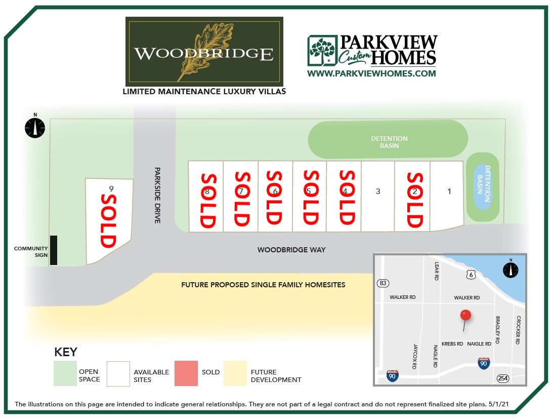 New villa homes new custom homes Avon Lake OH New Cluster Homes Woodbridge Villas