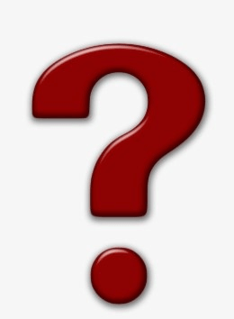 Red question mark