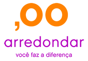 An orange and purple logo for arredordar você faz a diferença