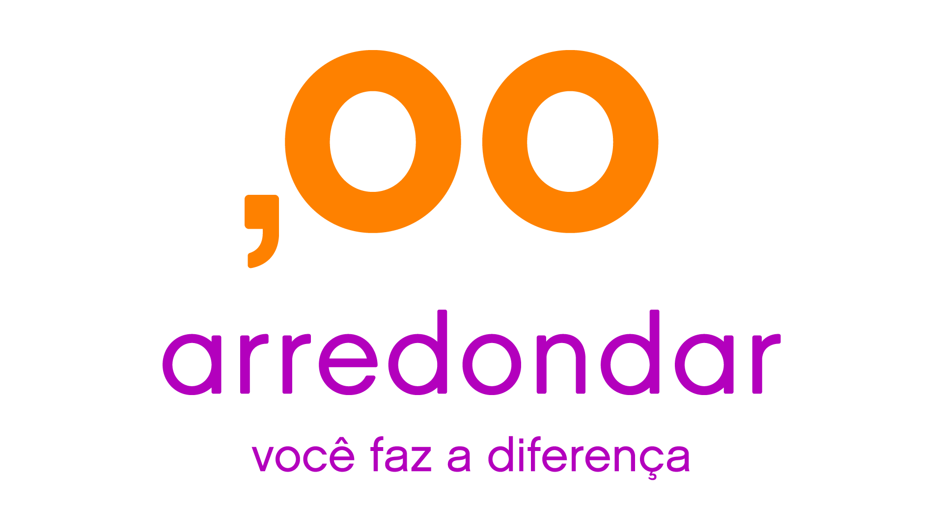 An orange and purple logo for arredordar você faz a diferença