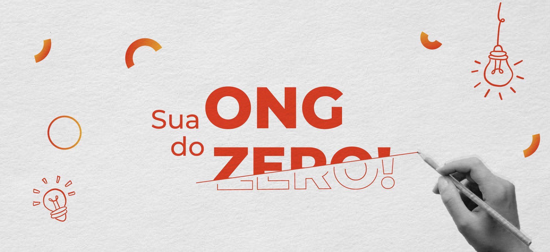 Imagem de mão escrevendo sua ong do zero