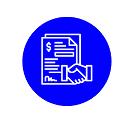 A hand shaking a piece of paper with a dollar sign on it.