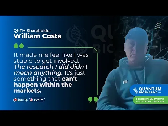 William costa is a quantum biopharma shareholder