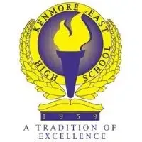 Kenmore East High School logo with yellow torch and laurel, and the motto “A Tradition of Excellence”