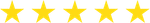 Five yellow stars on a white background.