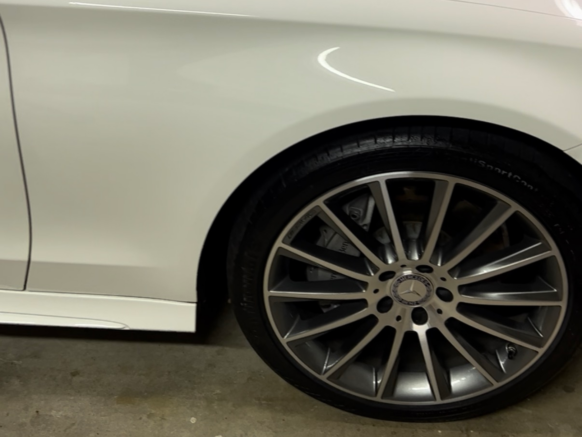 Mercedes exterior after professional detailing in Old Bridge, NJ