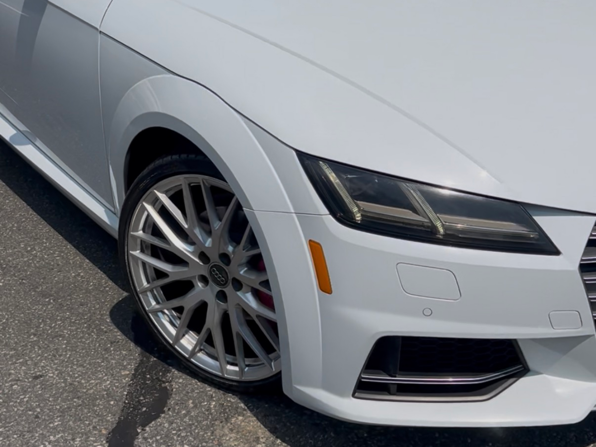Audi before professional car detailing