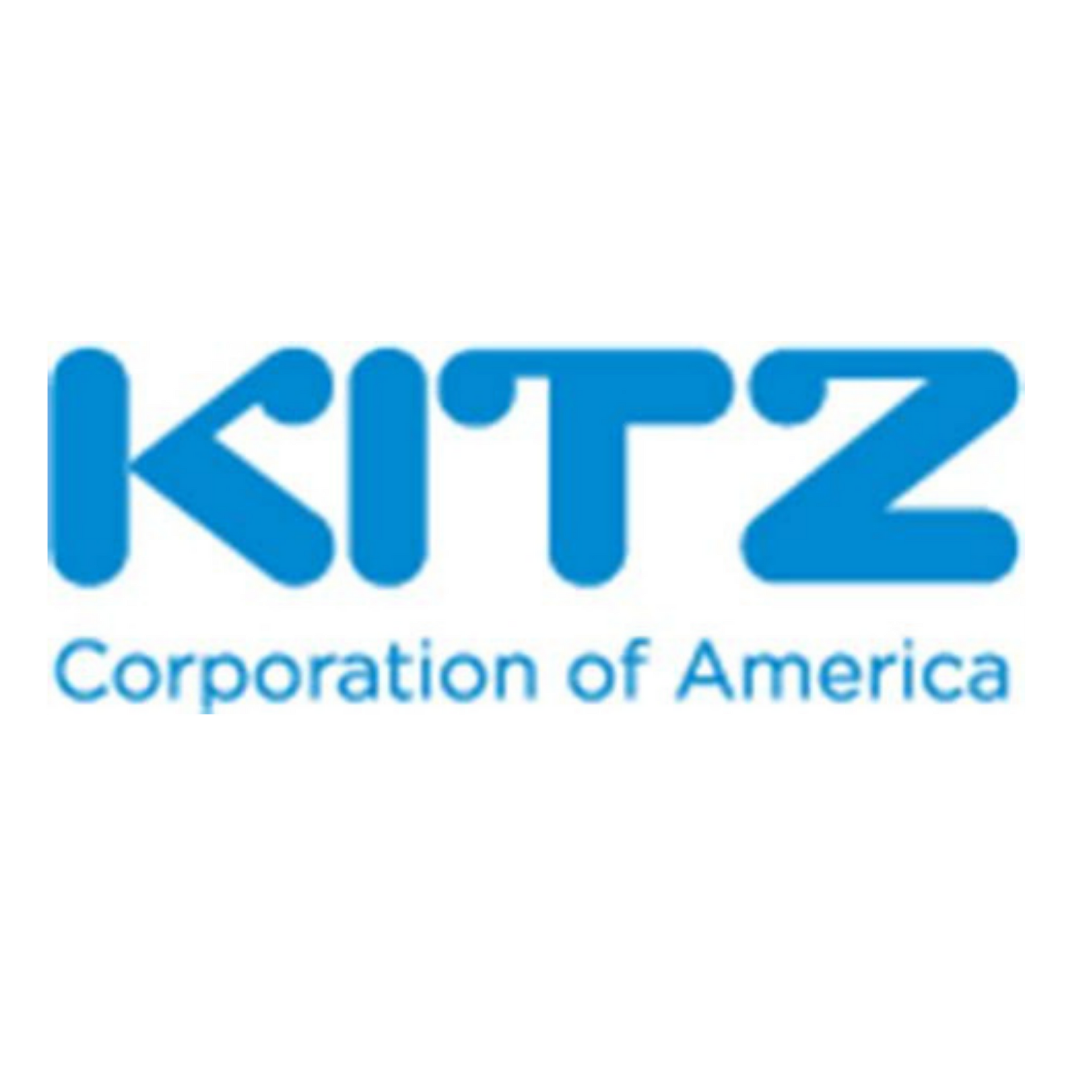 Kitz Corporation of America logo in blue text on a white background