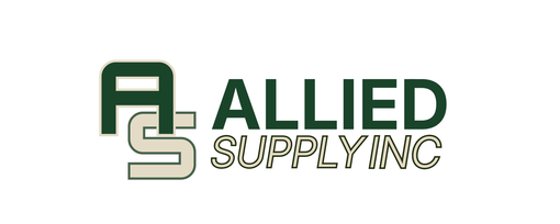 Allied Supply Inc. logo in green and beige text