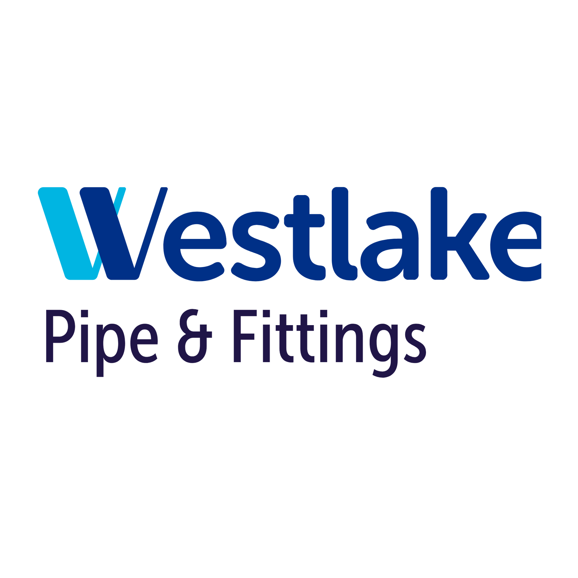 Westlake Pipe & Fittings logo in blue and navy on a white background
