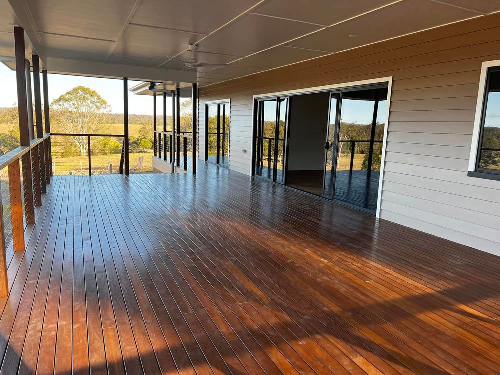 Spacious Queensland Residence Featuring a Generous Wooden Deck— Builder In Gympie, QLD
