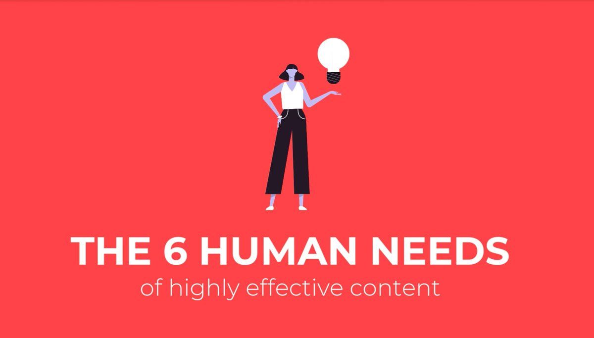6 Human Needs of Highly Effective Content Video Thumbnail.