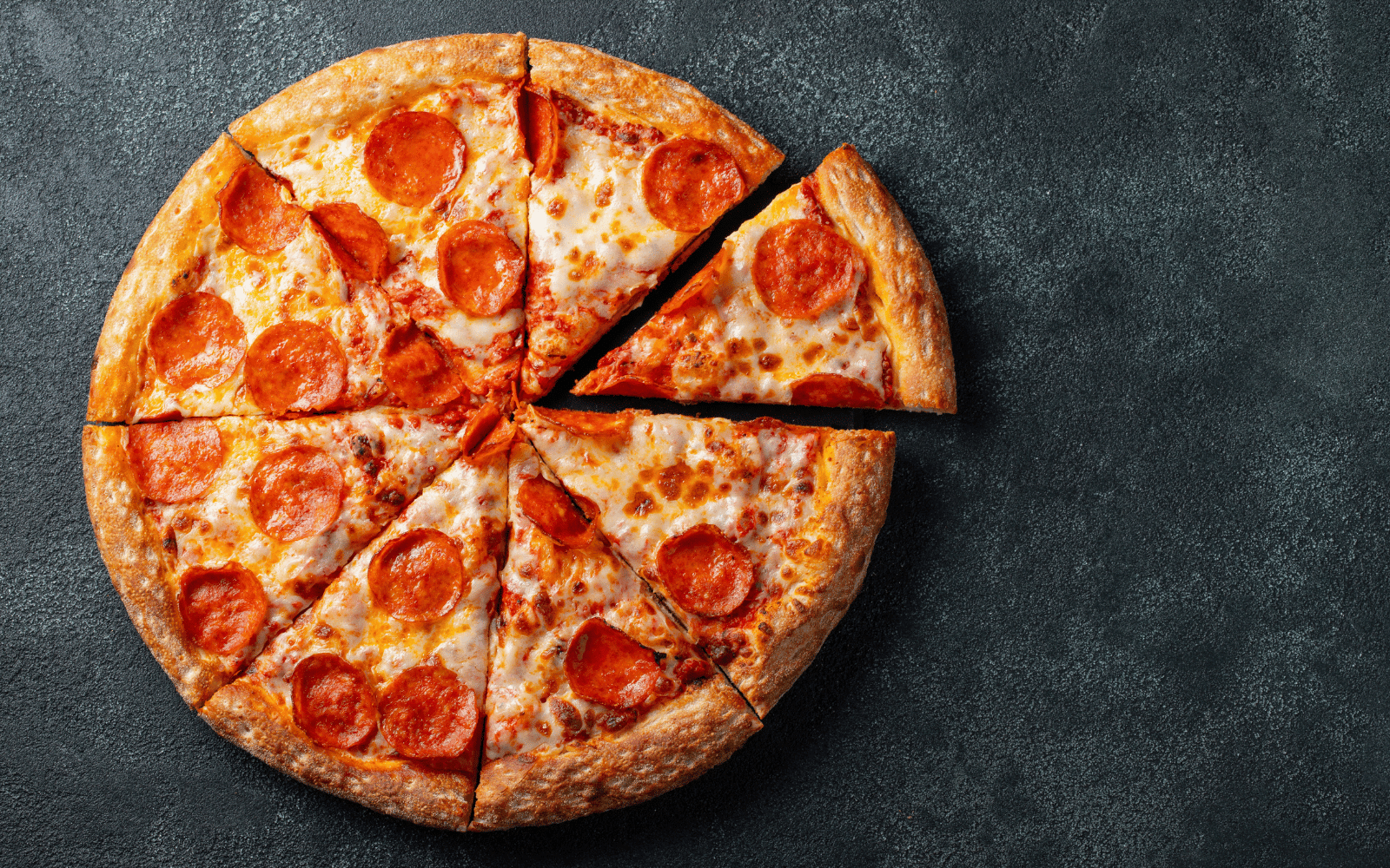 a pizza bigger than my appetite. 