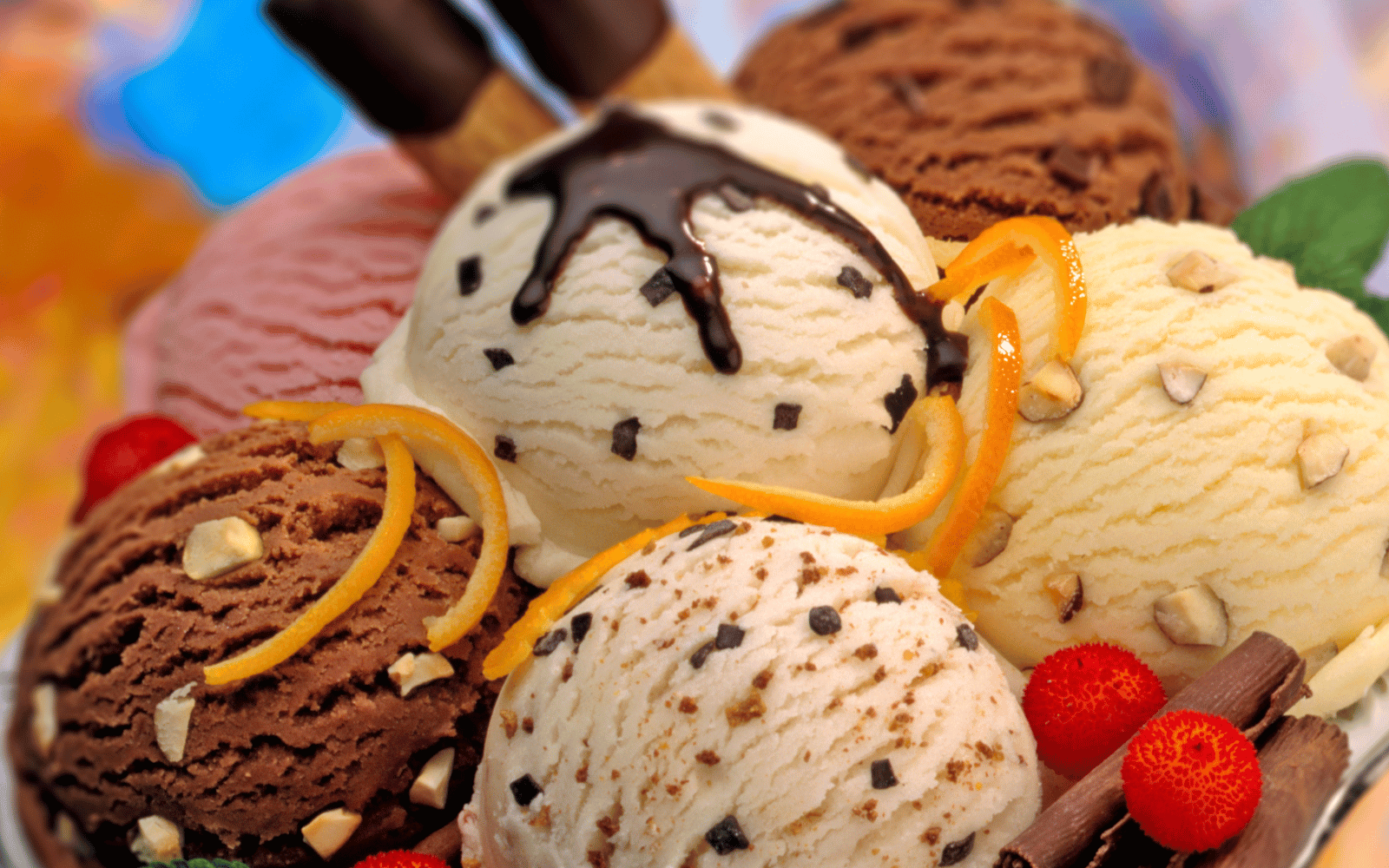 a delicious bowl of ice cream
