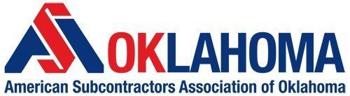 The logo for the american subcontractors association of oklahoma