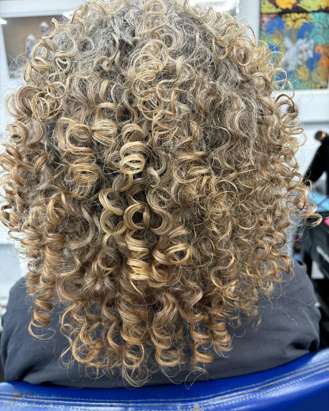 short curly hairs