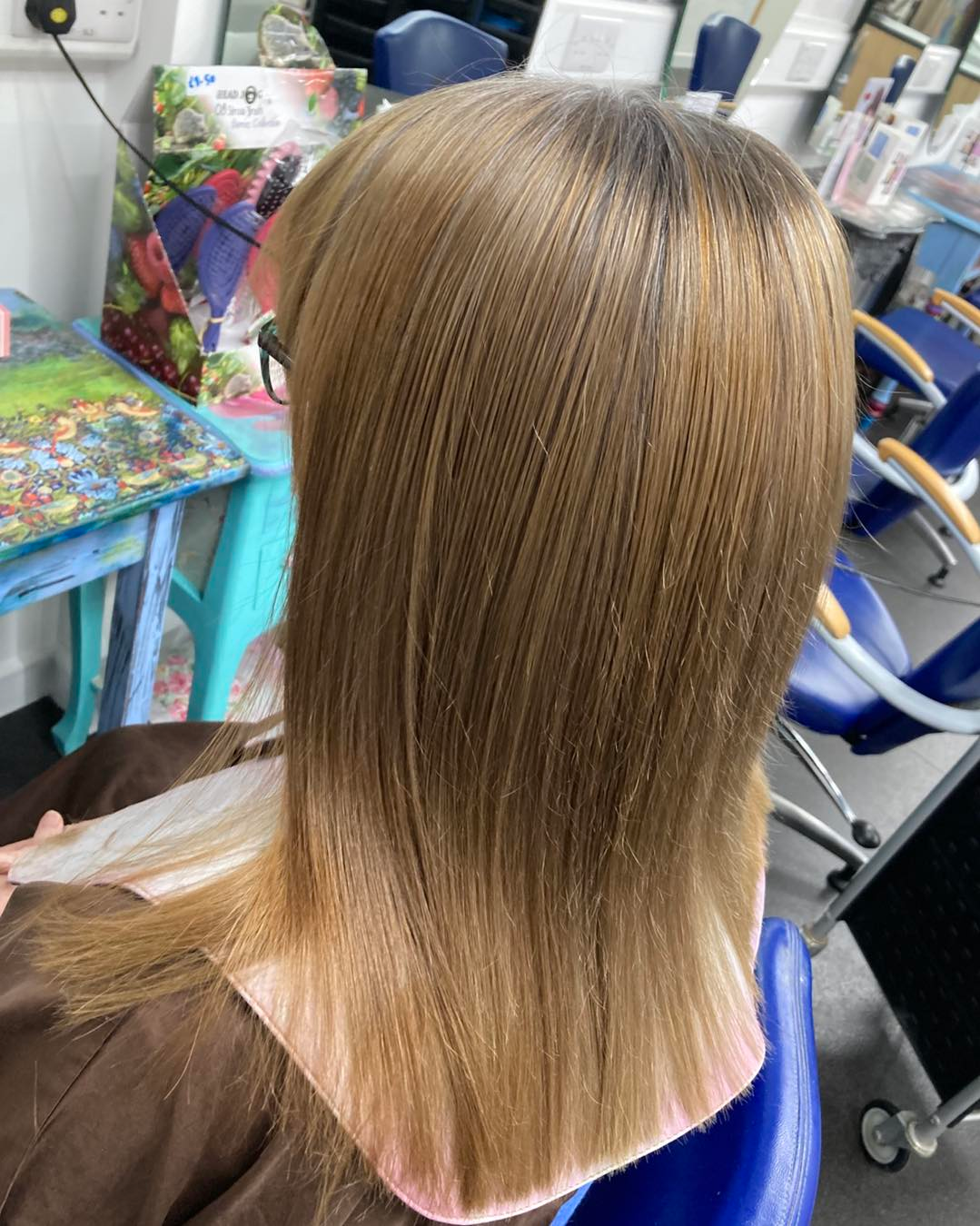 long straight hairs