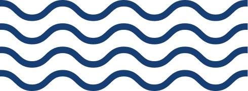 Four-horizontal-wavy-blue-lines