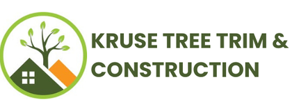 KRUSE TREE TRIM & CONSTRUCTION logo with green tree and house icon