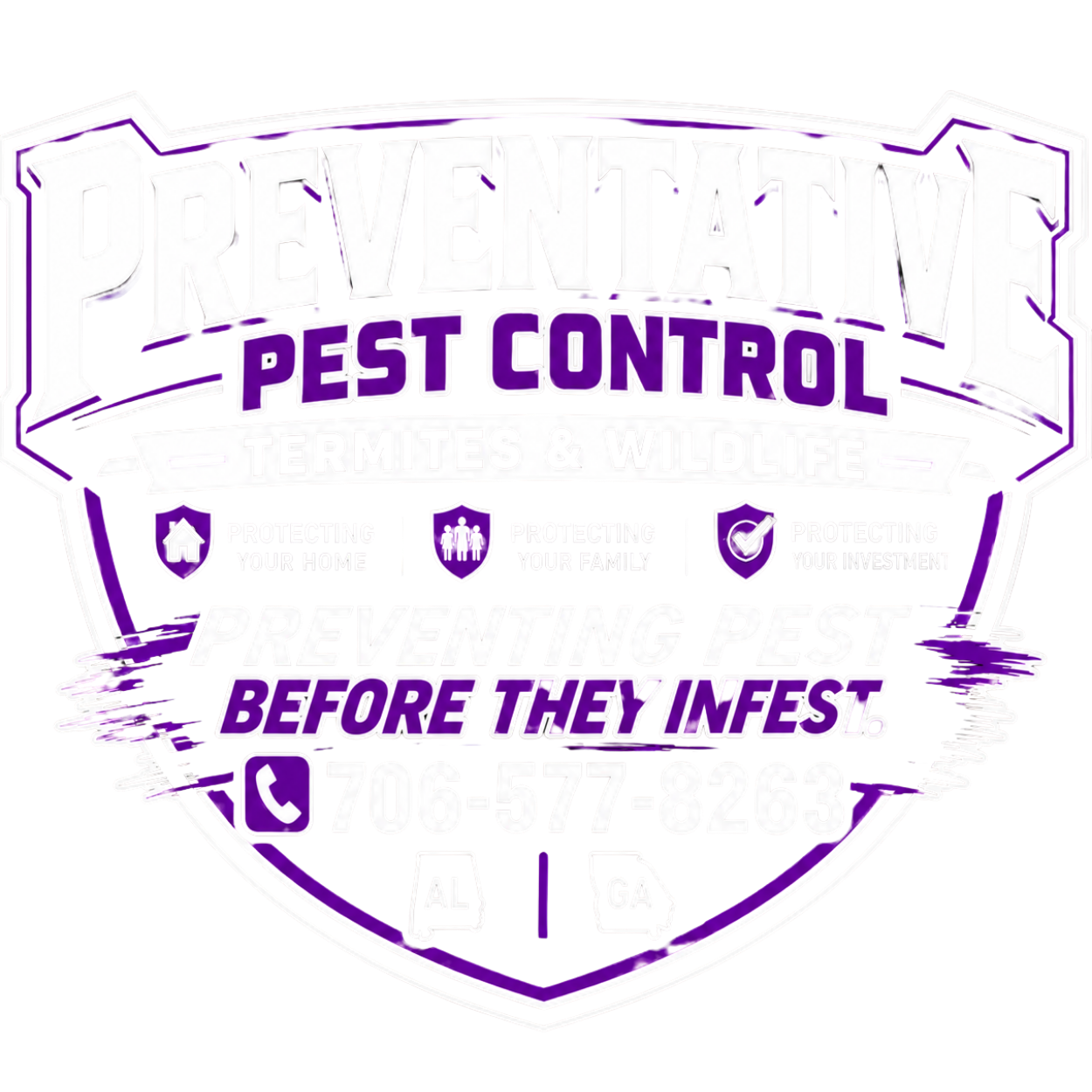 Preventative Pest Control logo pest control and animal removal Phenix City AL, Columbus Ga