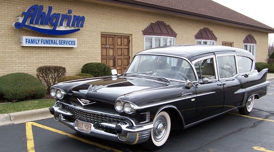 Ahlgrim Family Funeral Services Vintage Hearse
