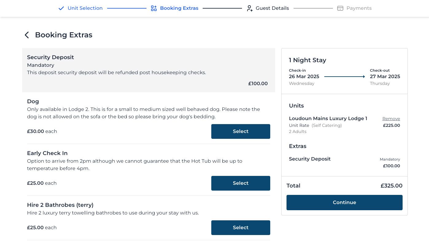 A screenshot of a website showing a bedroom with a bed.