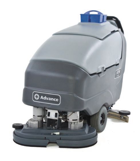 A machine that has the word advance on it