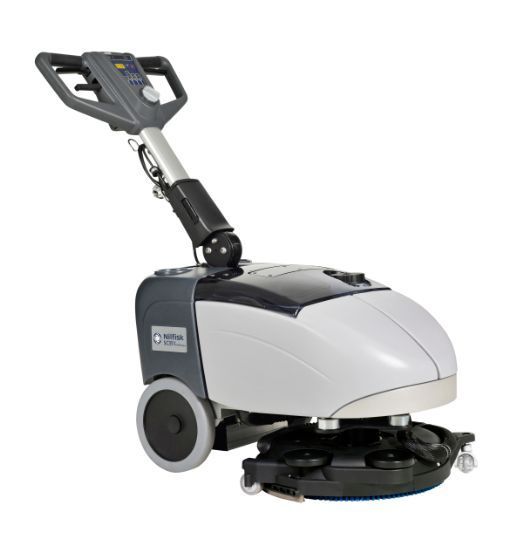 A white and black machine with wheels on a white background