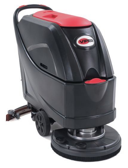 A black and red machine with the word viper on it