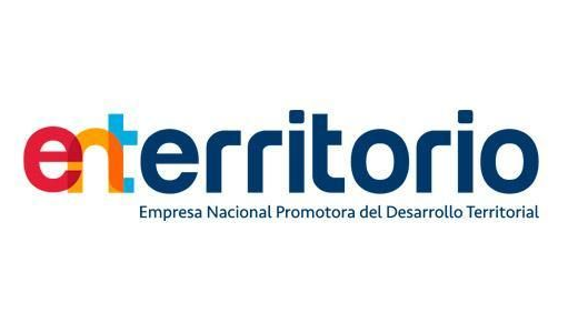 Logotipo de "enTerritorio", con letras "en" coloridas y el nombre completo debajo.