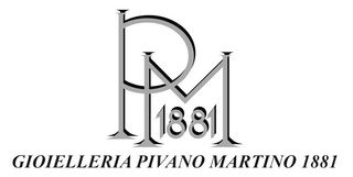 GIOIELLERIA PIVANO MARTINO DAL 1881-LOGO