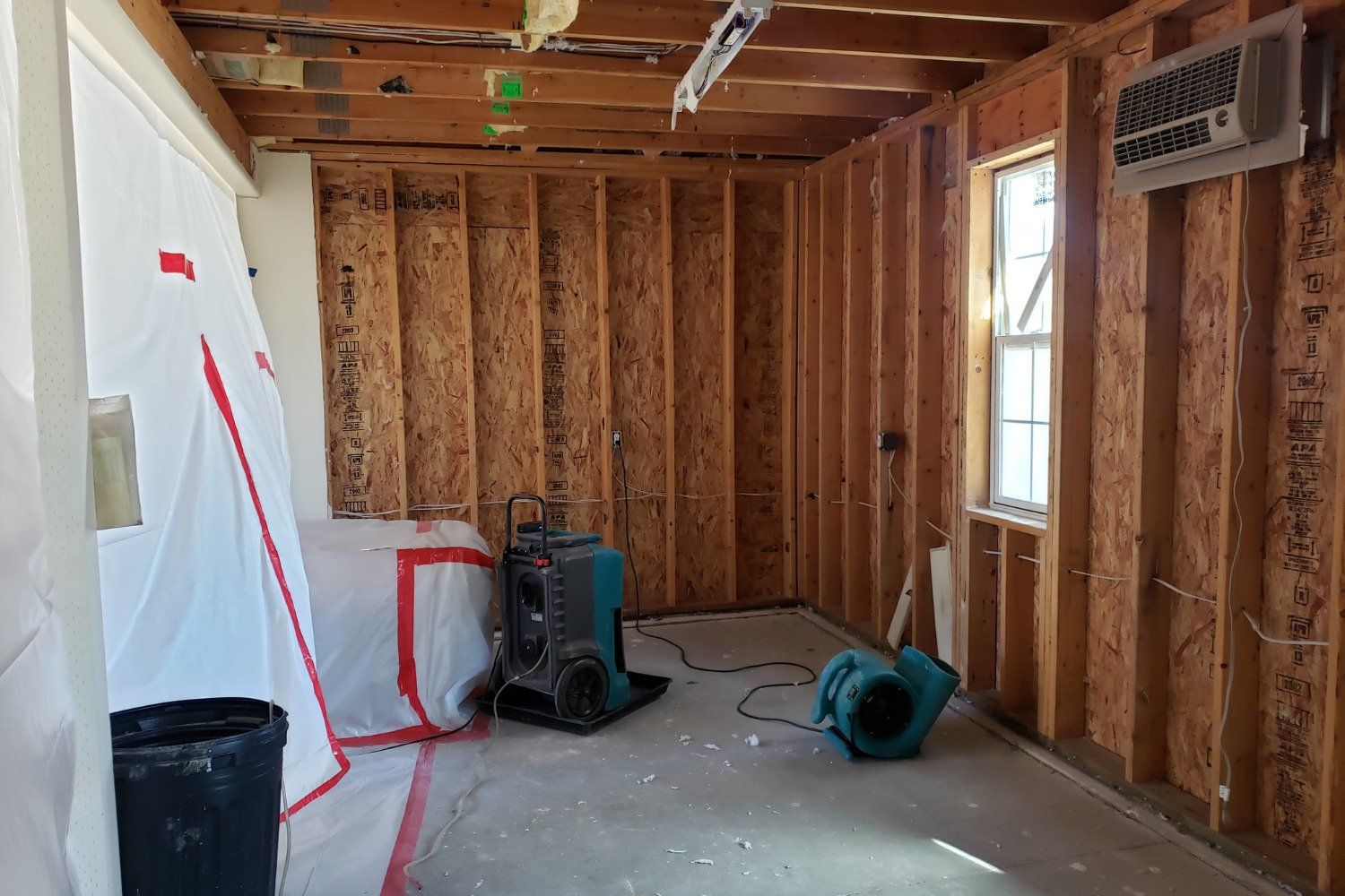 water damage cleanup