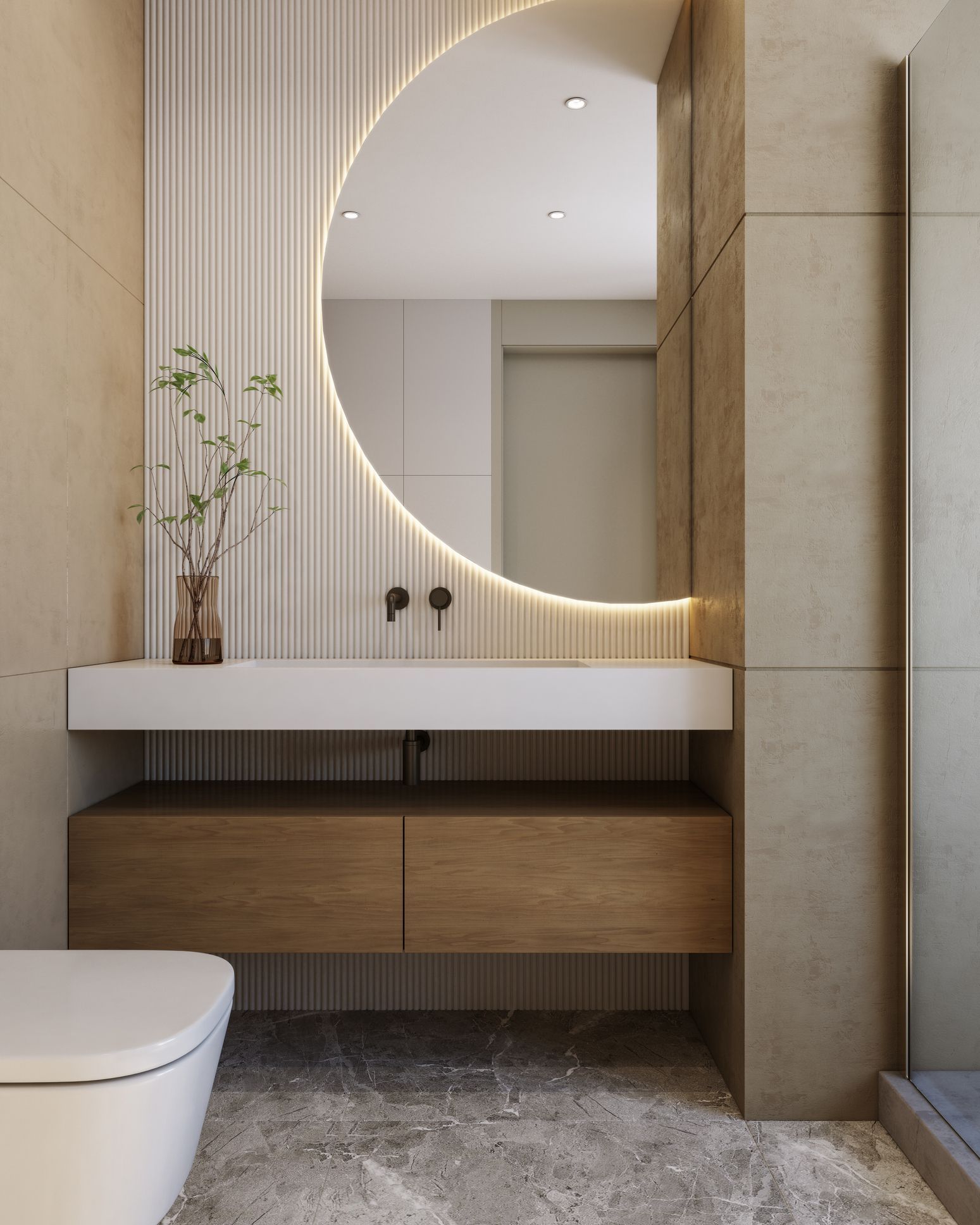 A bathroom under construction with a bathtub in it.