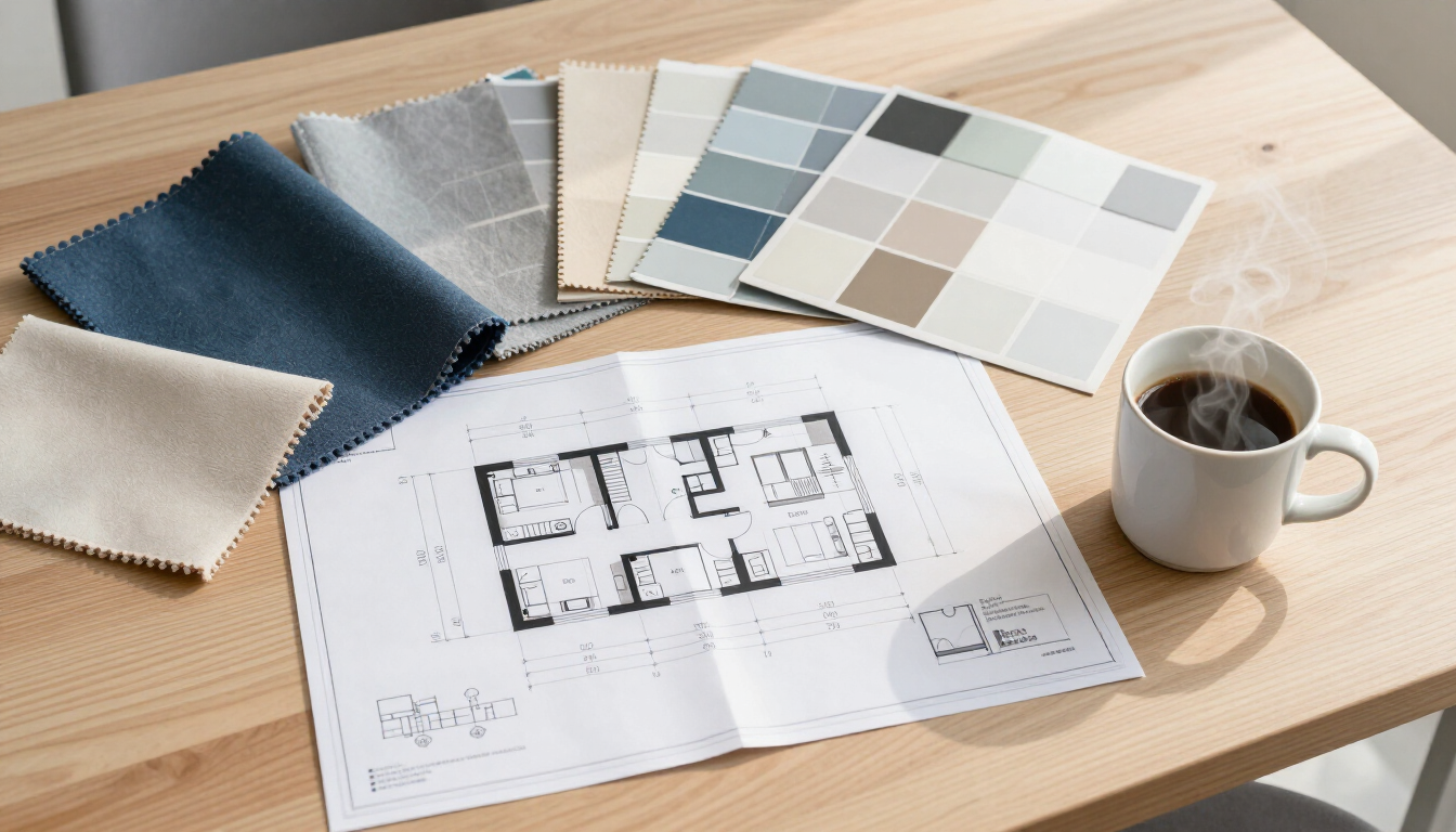 Interior renovation planning phase