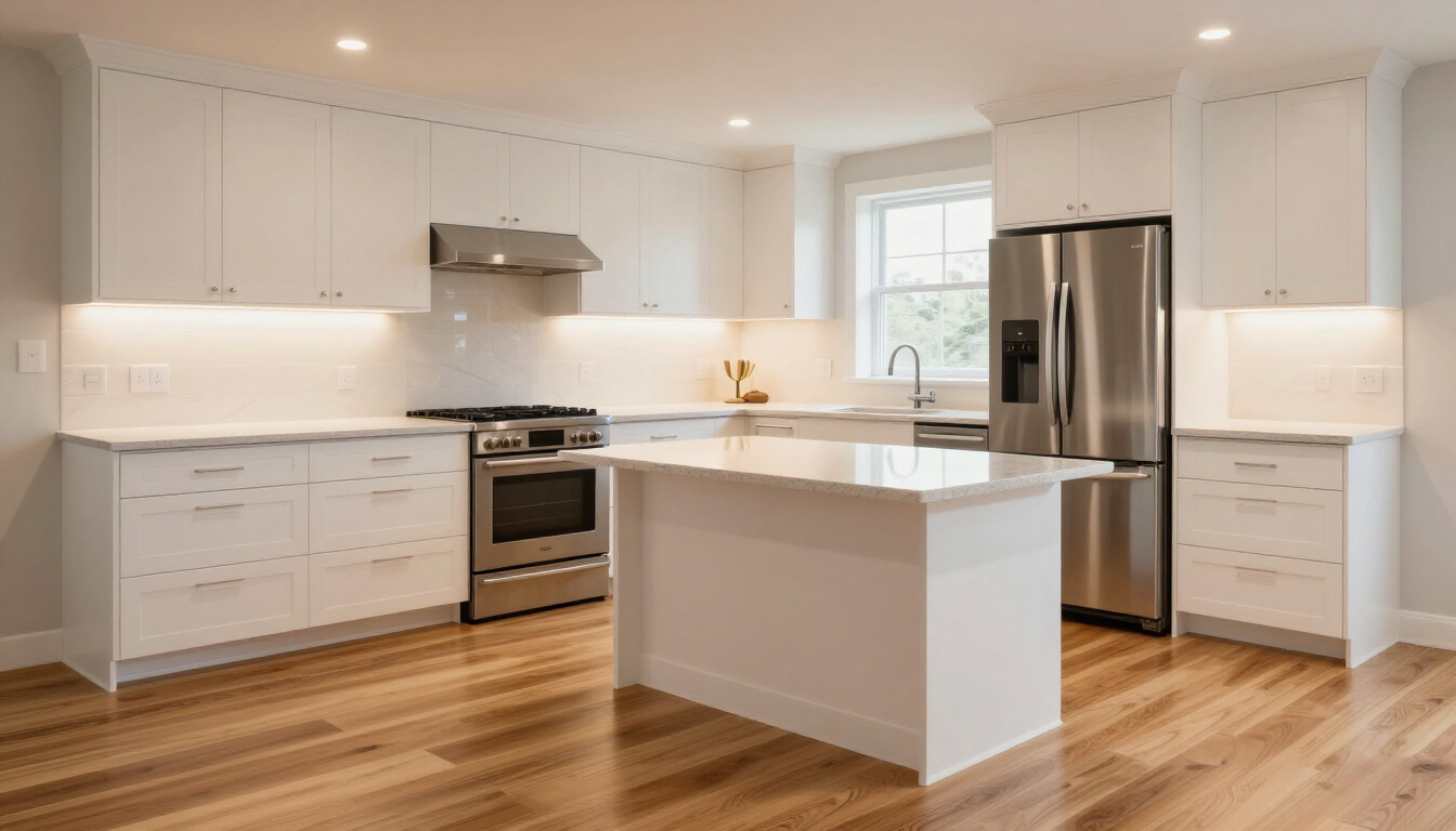Modern kitchen remodeling project