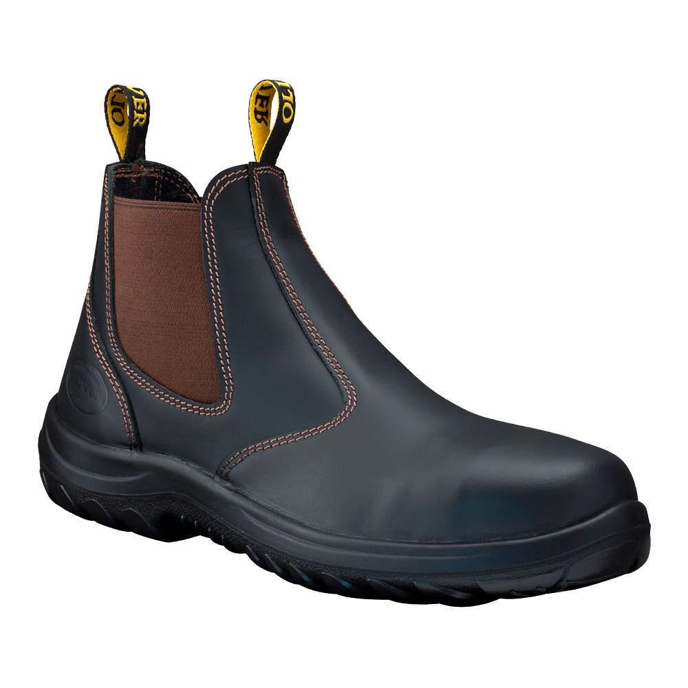 34-626 CLARET ELASTIC SIDED BOOT