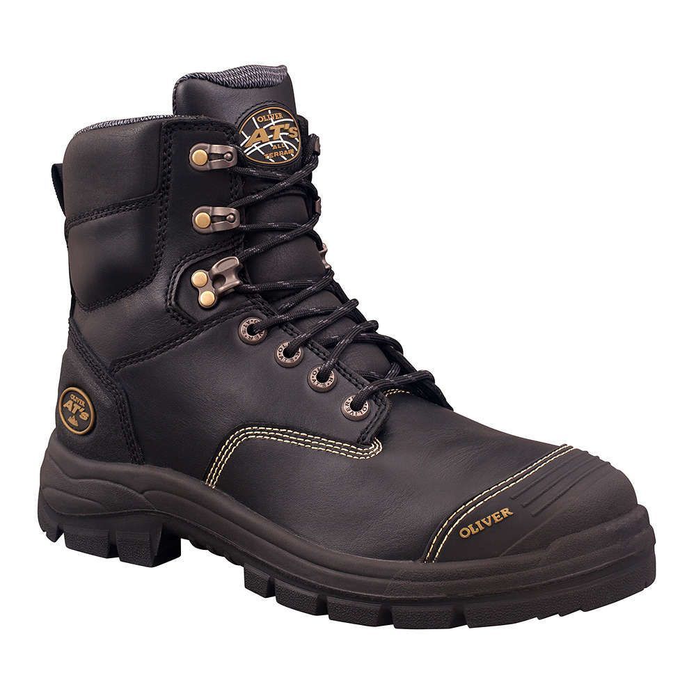 55-345 150MM BLACK LACE UP BOOT