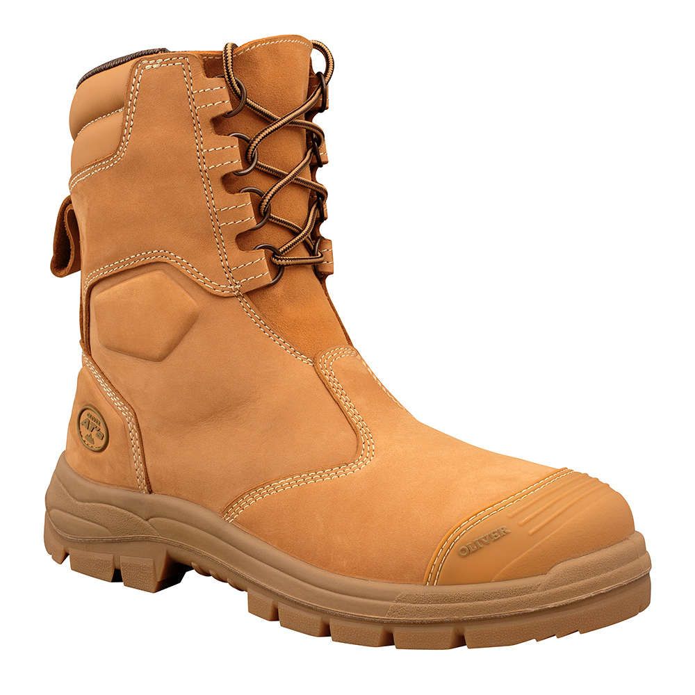 55-385 200MM HI-LEG WHEAT ZIP SIDED BOOT