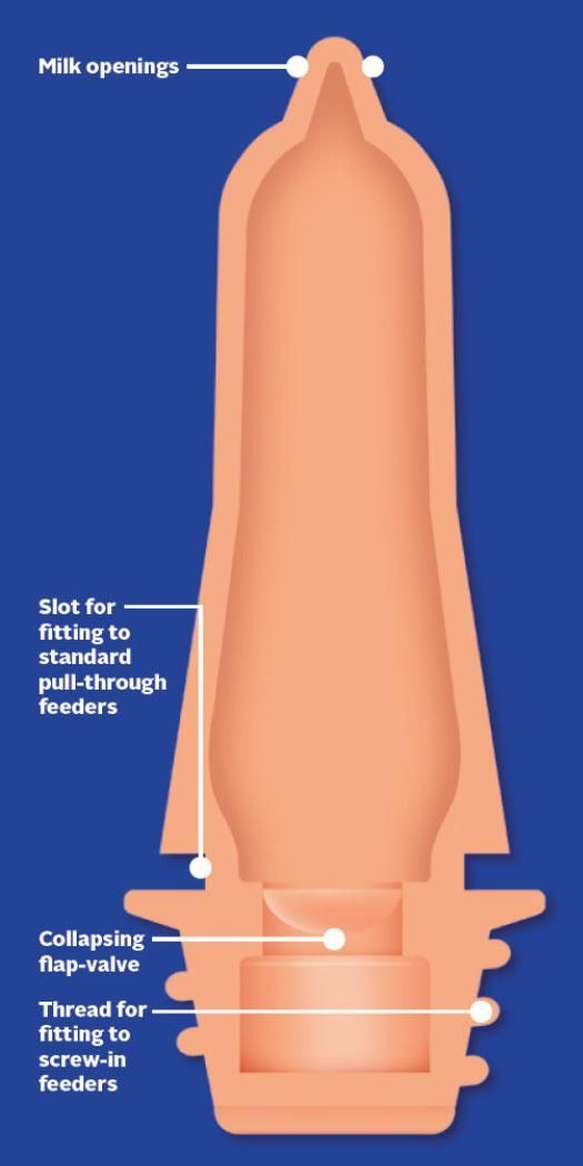 Peach Teat – Pink Screw In