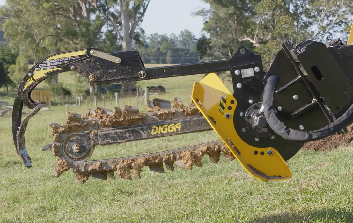 Stinger Attachments | Bigfoot 900 Skid Steer Trencher