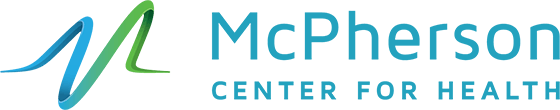 The logo for the mcpherson center for health