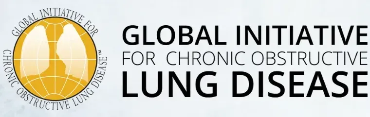 A logo for the global initiative for chronic obstructive lung disease