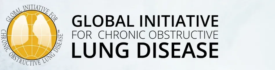 A logo for the global initiative for chronic obstructive lung disease