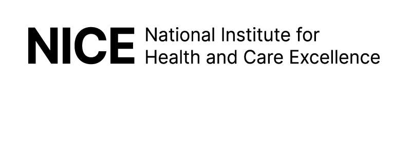 The logo for the national institute for health and care excellence