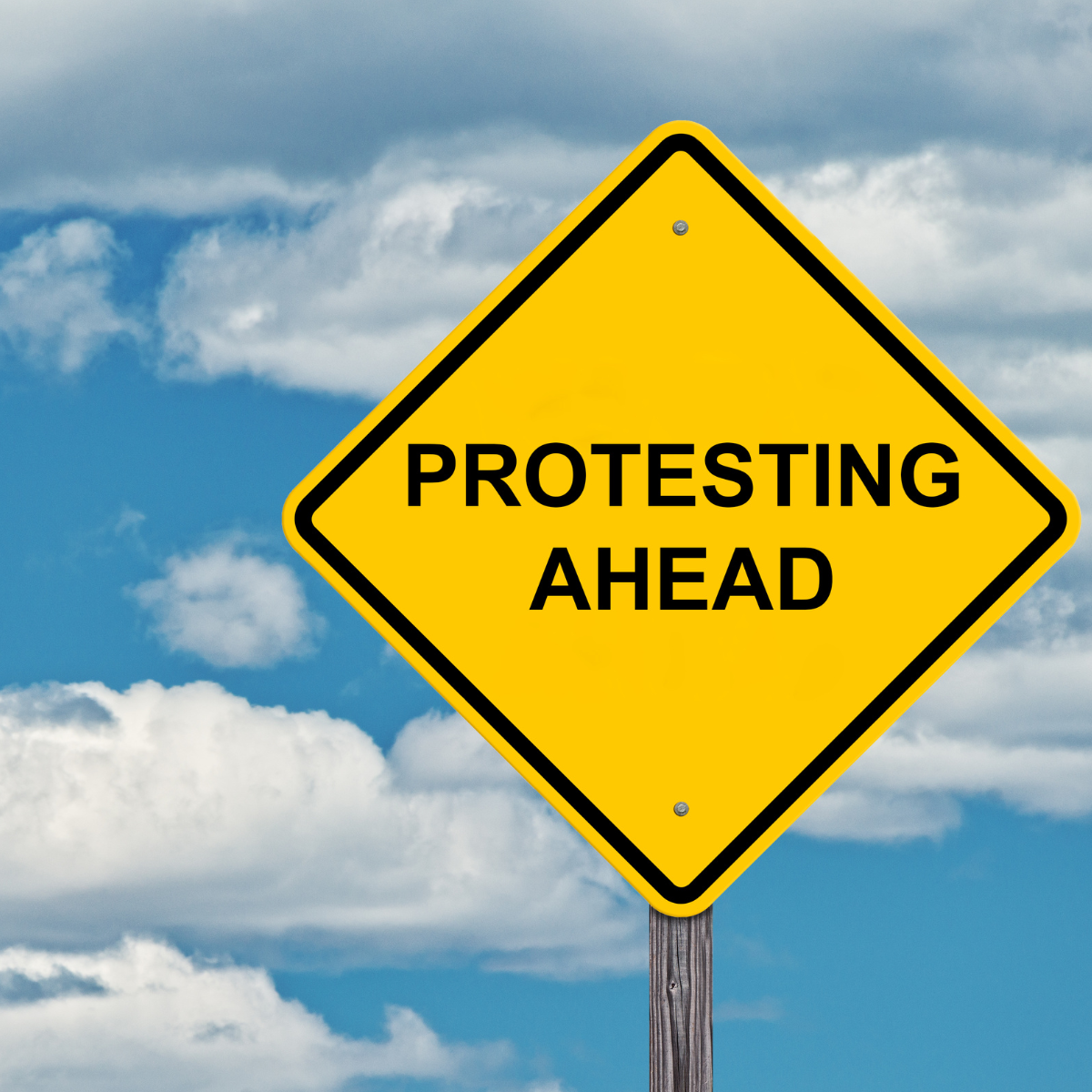 Sign that reads