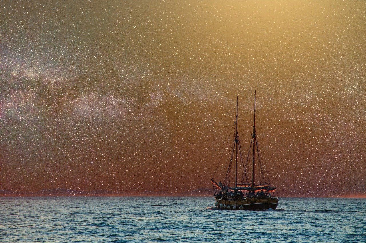 ship at sea